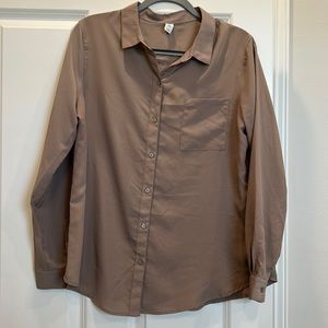 Light brown button down!